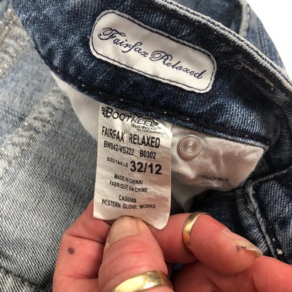 Bootheel Cropped Capri Jeans Size 32 - Picture 5 of 7